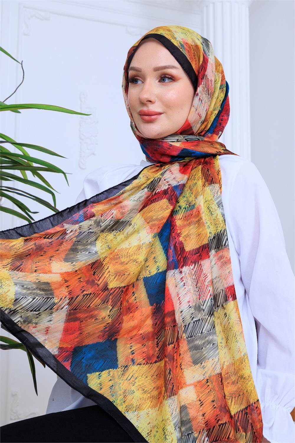 Sonbahar Rüyası Premium Dijital Soft Şal