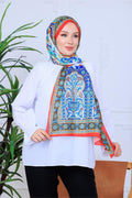 Modern Geometrik Desenli Soft Şal